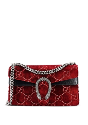 Gucci Pre-Owned Dionysus Bag GG Velvet Mini shoulder bag - Black