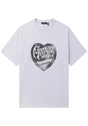 FIVE CM graphic-print cotton T-shirt - Purple