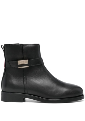 Tommy Hilfiger leather boots - Black
