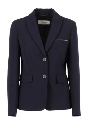 Peserico embellished-pocket blazer - Blue