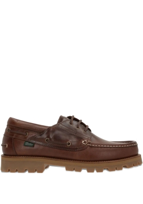 Paraboot lace-up flat boats - Brown