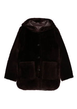 Arma hooded patch-pocket jacket - Brown