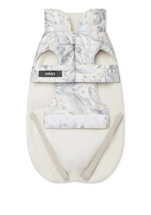 Versace Barocco dog raincoat - Neutrals