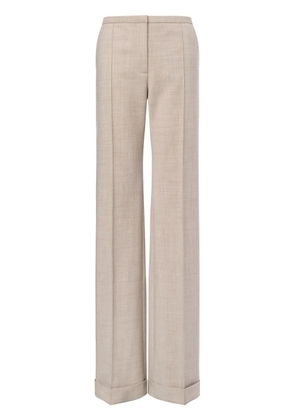 Philosophy Di Lorenzo Serafini pintucked straight-leg trousers - Neutrals