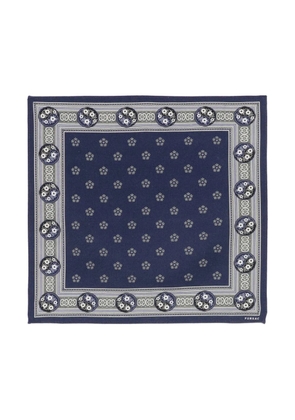 FURSAC printed pocket scarf - Blue