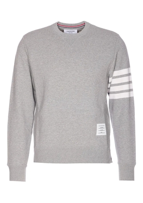 Thom Browne patch logo crewneck sweatshirt - Grey