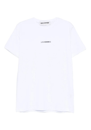 Les Hommes Urban logo-detail T-shirt - White