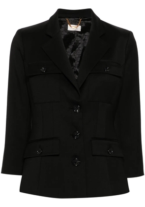 Elisabetta Franchi multi-pocket blazer - Black