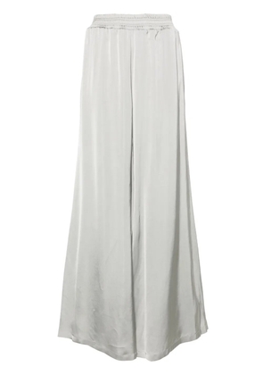 Fabiana Filippi wide-leg satin trousers - Grey
