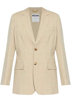 Moschino virgin-wool blazer - Neutrals