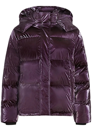 Karl Lagerfeld Jeans pearlized puffer jacket - Purple