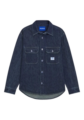 HUGO buttoned pocket shirt - Blue