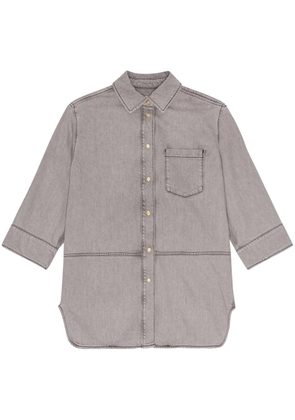 GANNI denim shirt - Grey