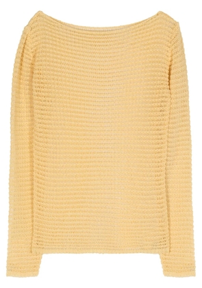 Paloma Wool Taxi open-knit jumper - Yellow