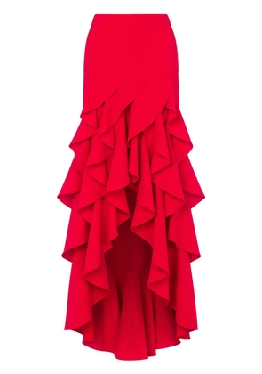 Moschino tiered asymmetric skirt