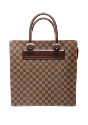 Louis Vuitton Pre-Owned 2001 Damier Venice GM top handle handbag - Brown