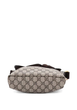 Gucci Pre-Owned Flap Messenger GG Coated Canvas Small crossbody bag - Brown