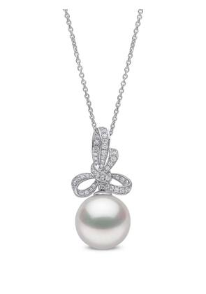 Yoko London Contessa diamond and pearl pendant - Silver