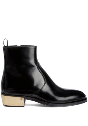 Giuseppe Zanotti 40mm Ludhovic II leather ankle boots - Black