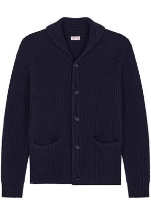 FURSAC chunky-knit wool cardigan - Blue