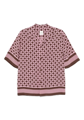 SANDRO cross-motif shirt - Pink