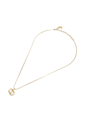Christian Dior Pre-Owned 1980-1990s CD-logo necklace - Gold