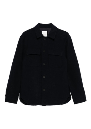 SANDRO wool flap-pocket jacket - Blue
