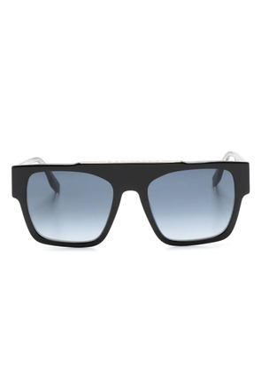 Marc Jacobs Eyewear logo-print square-frame sunglasses - Black
