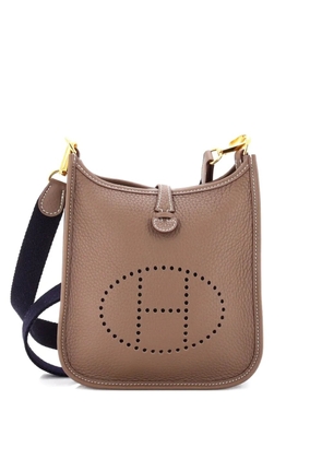 Hermès Pre-Owned Evelyne Bag Gen III Clemence TPM crossbody bag - Grey