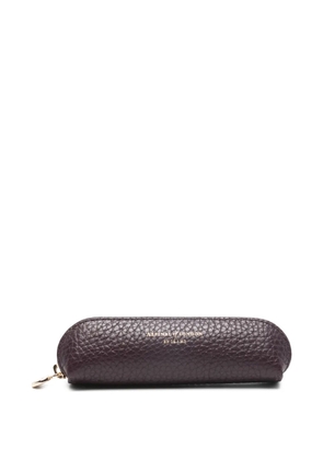 Aspinal Of London pebble zip baby pen case - Purple