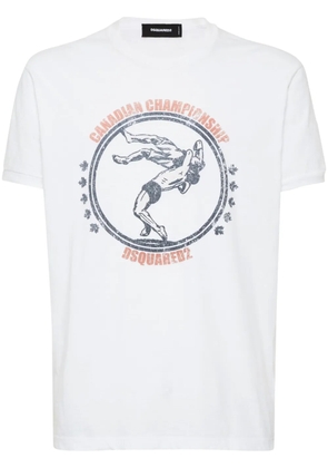 DSQUARED2 graphic-print T-shirt - White