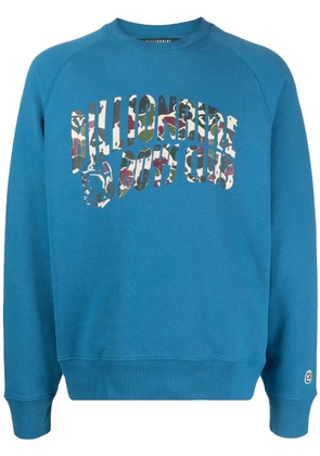 Billionaire Boys Club Duck Camo Arch-logo sweatshirt - Blue