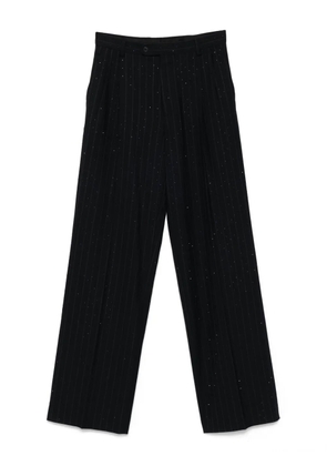 SANDRO pinstripe metallic trousers - Blue