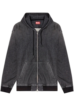 Diesel Giri Track zipped hoodie - Black