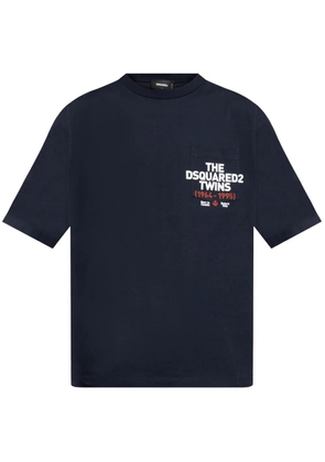 DSQUARED2 logo-print T-shirt - Blue