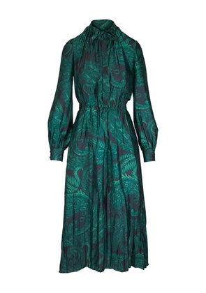 ETRO long-sleeve midi dress - Green