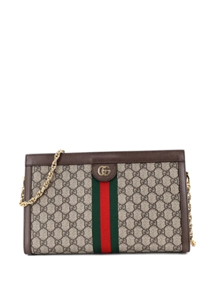 Gucci Pre-Owned Ophidia Chain GG Coated Canvas Medium shoulder bag - Brown
