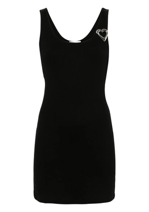 Blumarine brooch-detail minidress - Black