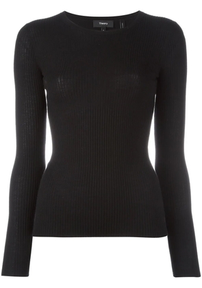 Theory Mirzi ribbed knit jumper - Black