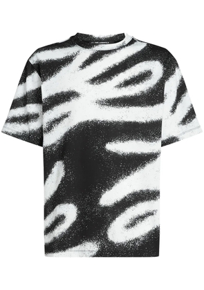 Karl Lagerfeld graffiti-print t-shirt - Black