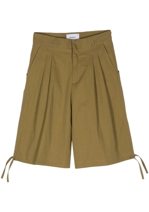 Bonsai pleated long shorts - Green