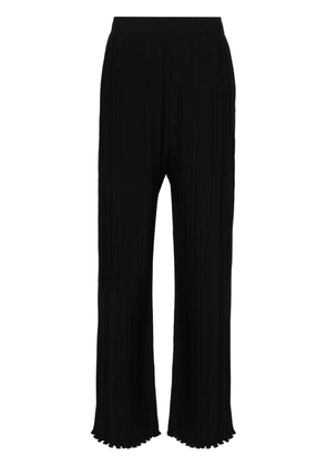 Lanvin plissé wide-leg trousers - Black
