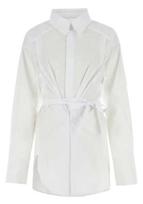 Setchu Geisha poplin shirt - White