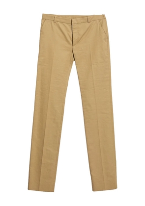Balenciaga pleated cotton trousers - Neutrals