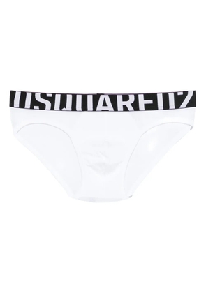 DSQUARED2 logo-band briefs - White