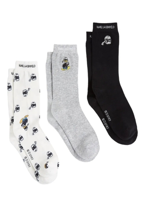 Karl Lagerfeld x Disney all-over print socks (pack of three) - Grey