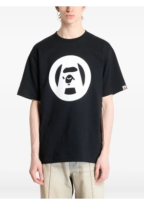 A BATHING APE® Stencil Circle Ape-face T-shirt - Black