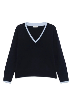 SANDRO V-neck jumper - Blue