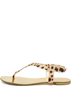 Roberto Cavalli thong sandals - Neutrals