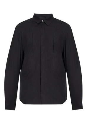 Rick Owens panelled shirt - Black